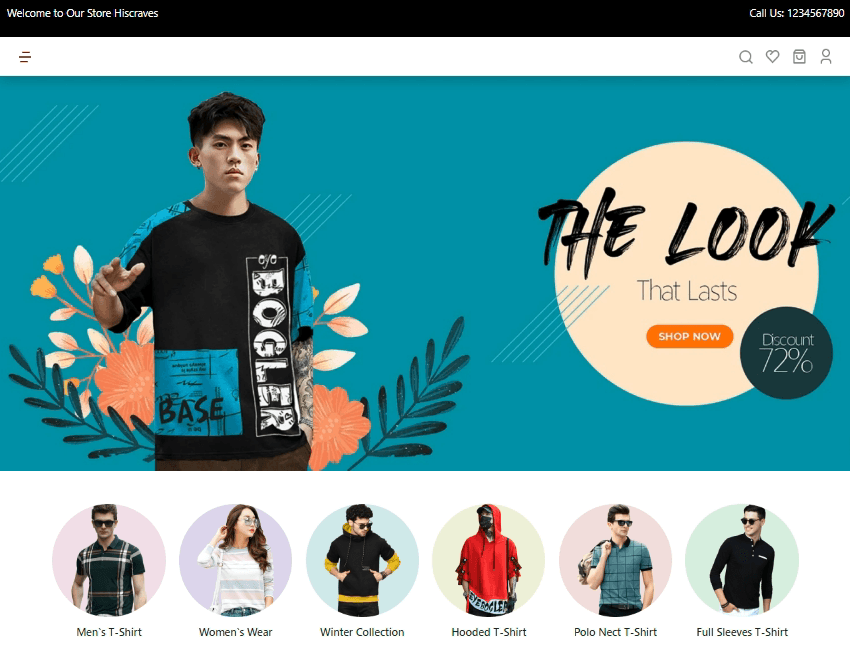 E-Commerce Landing Page